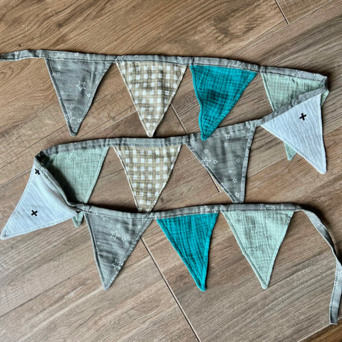Whimsical Flag Bunting Banner