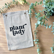 Plant Lady Canvas Banner Decor