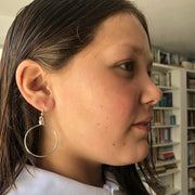 Classic Silver Hoop Earrings