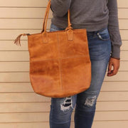 Genuine Leather Handbag with lipstick pouch - do good shop