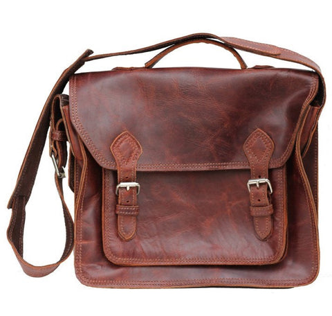 Leather Laptop Messenger Bag & Briefcase - do good shop