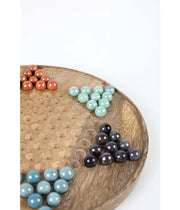 Wooden Star Checkers Game