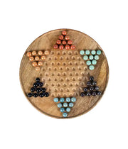 Wooden Star Checkers Game