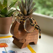 Elephant Eyeglass Stand | Acacia Wood