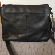 Single Flap Leather Messenger Bag
