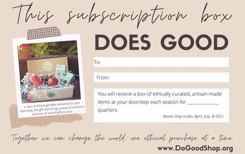 DO GOOD Subscription Box