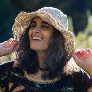 Cotton + Hemp Adjustable Sun Hat