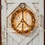 Natural Vines Peace Wreath - do good shop