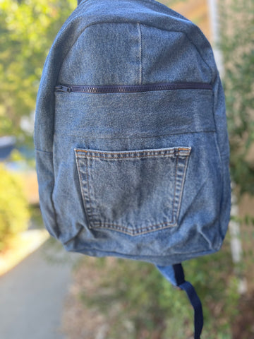 Upcycled Denim Backpack - do good shop