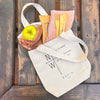 lunch bag set bamboo utensil set canvas bag fork spoon knife metal straw cleaning  brush handmade ecofriendly do good shop