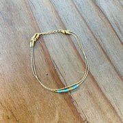 Double Layer Gold Bracelet
