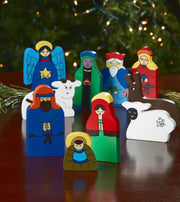 Wooden Block Nativity - do good shop ethical gifts