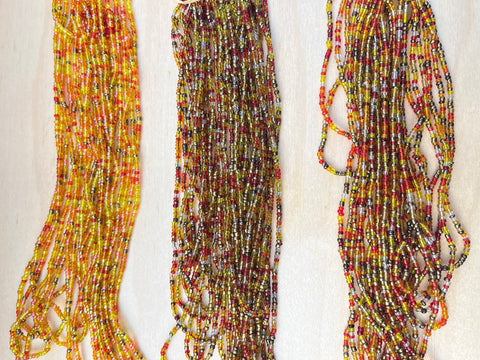 Cascading, Hand-Beaded Ugandan Necklace