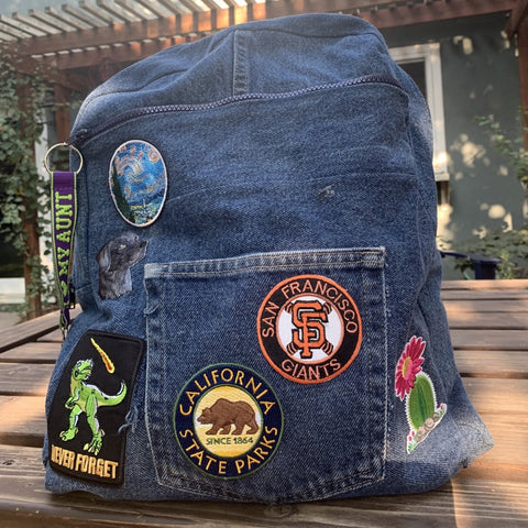 Upcycled Denim Backpack – do good shop