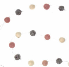 Pom Pom Felt Garland - Kids' Room Decor