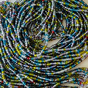 Cascading, Hand-Beaded Ugandan Necklace
