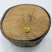 Gold California Outline Necklace