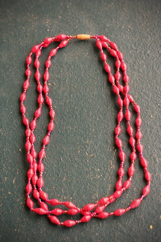 Kenyan Paper Bead Necklaces - do good shop