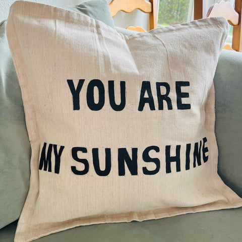 You Are My Sunshine Pillow Cover