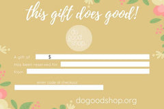 Gift Cards - do good shop